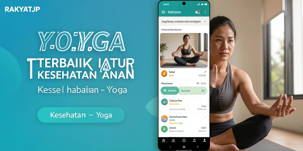 Tampilan antarmuka RAKYATJP yang intuitif dan menarik untuk praktik Yoga.