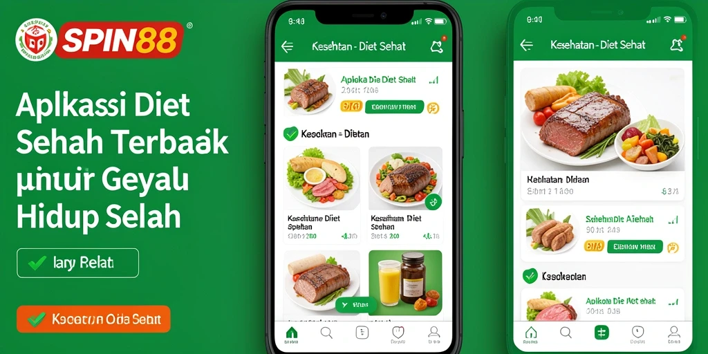 Tampilan antarmuka SPIN88 dengan fitur diet sehat yang menarik.