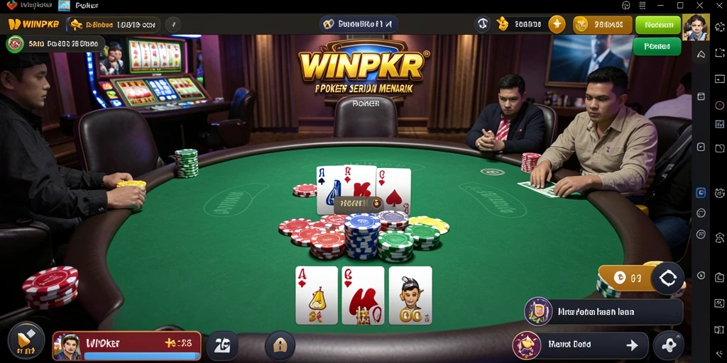 Tampilan antarmuka menarik dan fungsional di WINPKR.